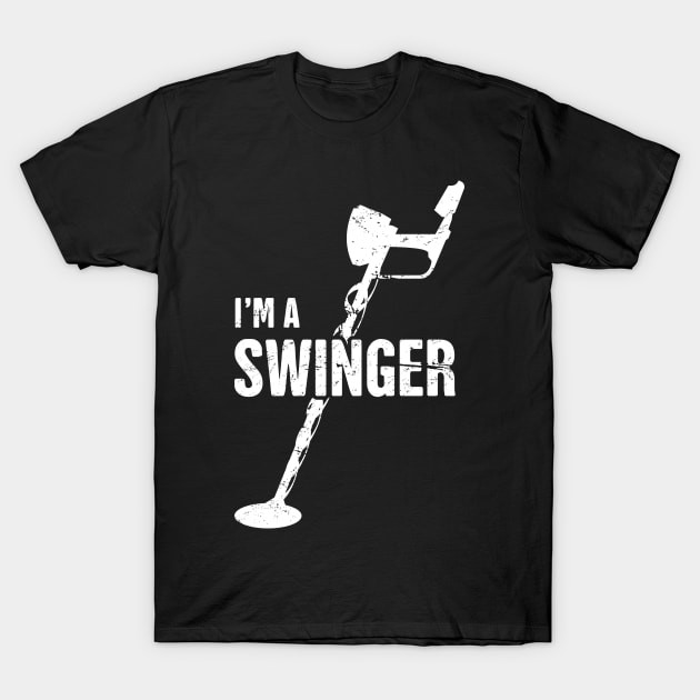 Swinger | Funny Metal Detecting T-Shirt by MeatMan